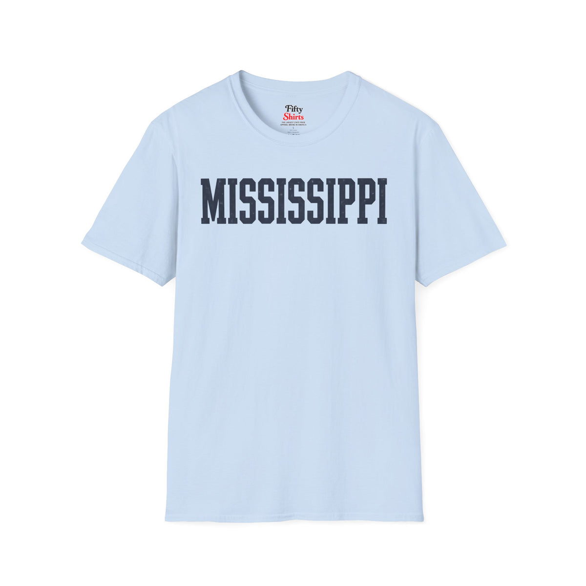 Mississippi Unisex Softstyle T Shirt State Name Graphic Tee