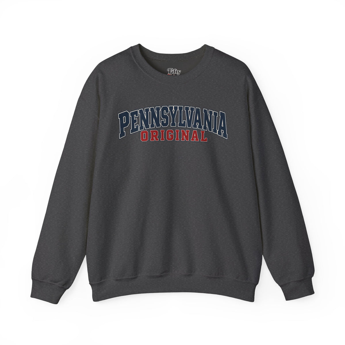 Pennsylvania Original Unisex Crewneck Sweatshirt State Name Graphic