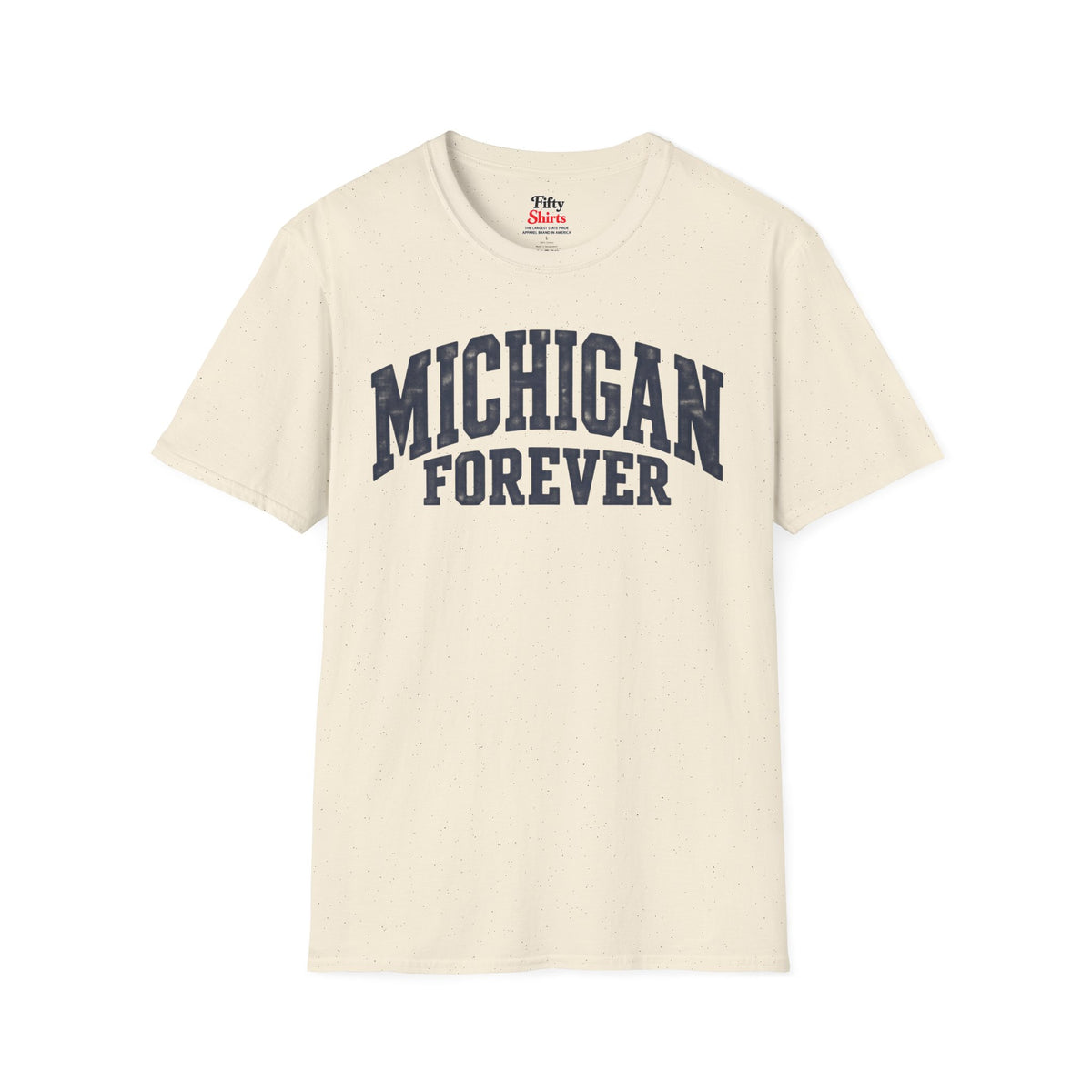 Michigan Forever Unisex Softstyle T Shirt State Name Graphic Tee