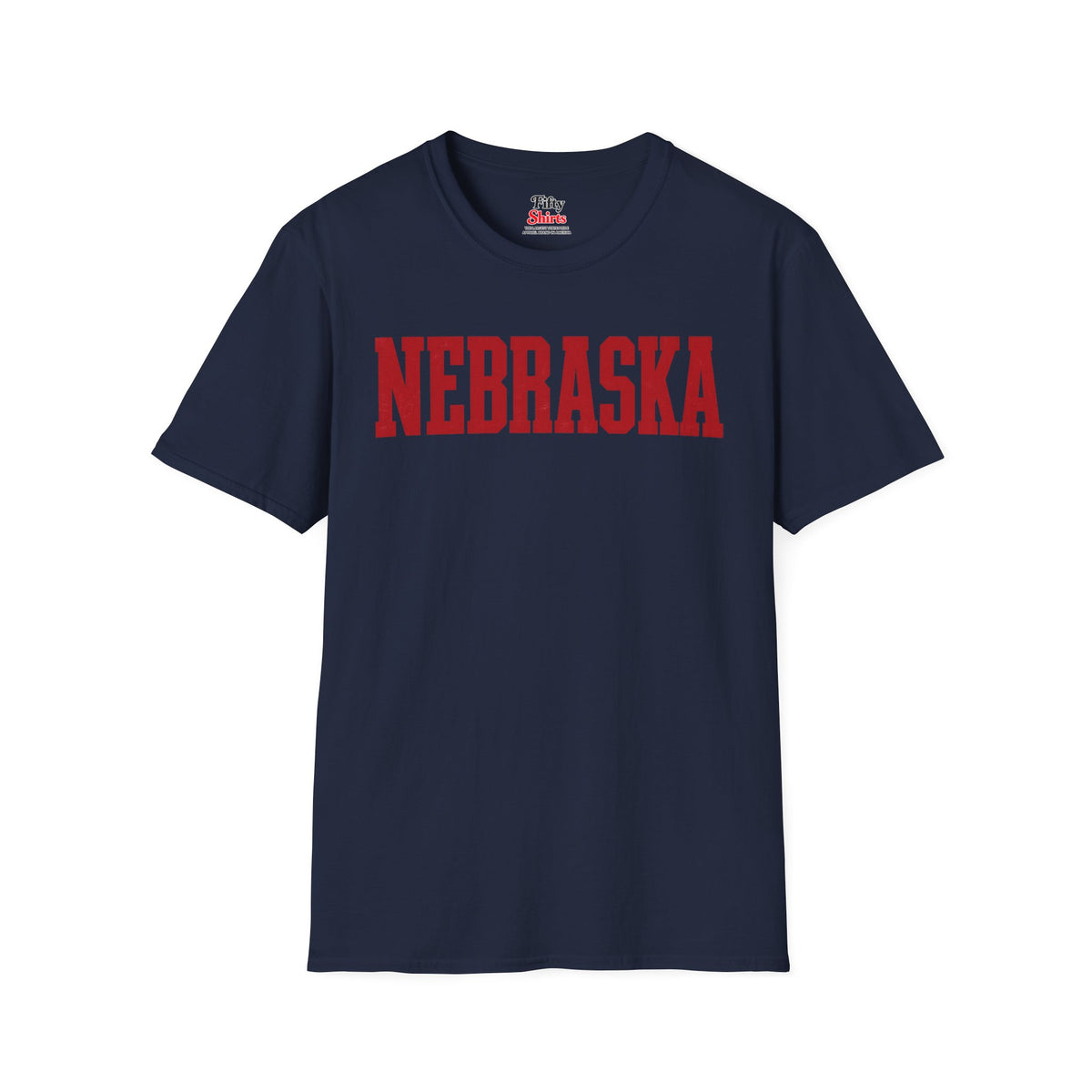 Nebraska Unisex Softstyle T Shirt State Name Graphic Tee