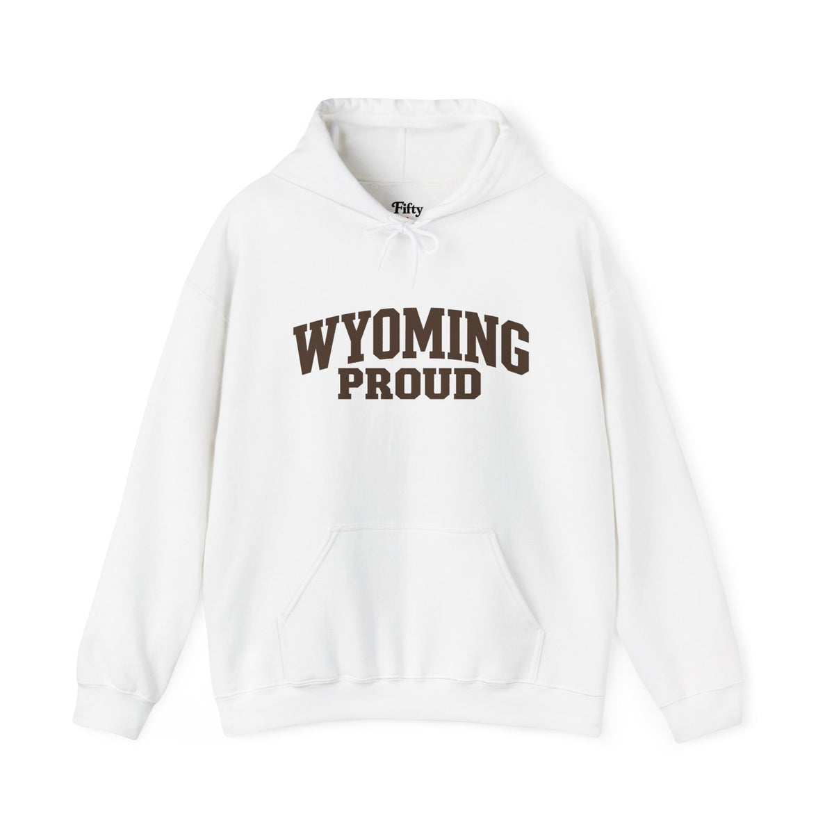 Wyoming Proud Unisex Hoodie State Name Graphic