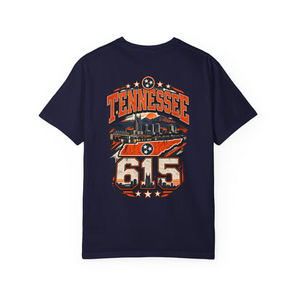 Tennessee 615 Unisex Comfort Color 1717 Streetwear Graphic Tee