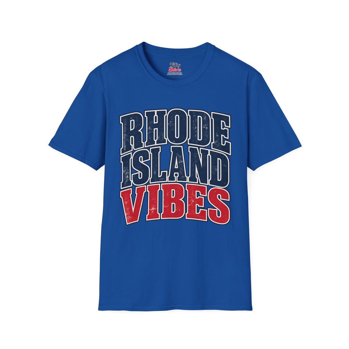 Rhode Island Vibes Unisex Softstyle T Shirt State Name Graphic Tee