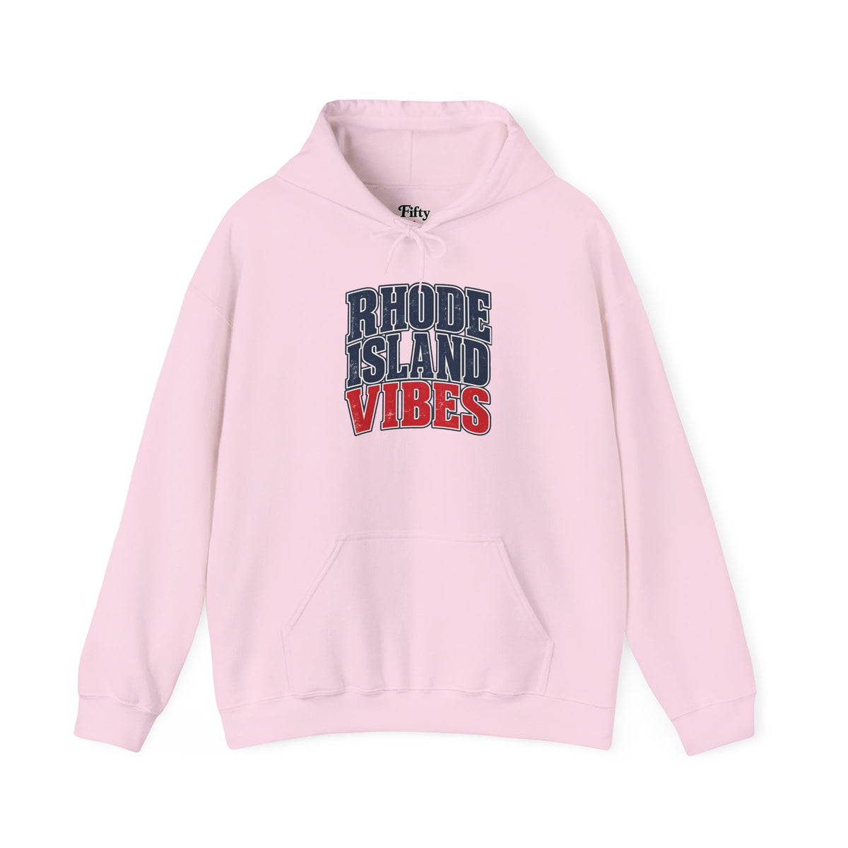 Rhode Island Vibes Unisex Hoodie State Name Graphic