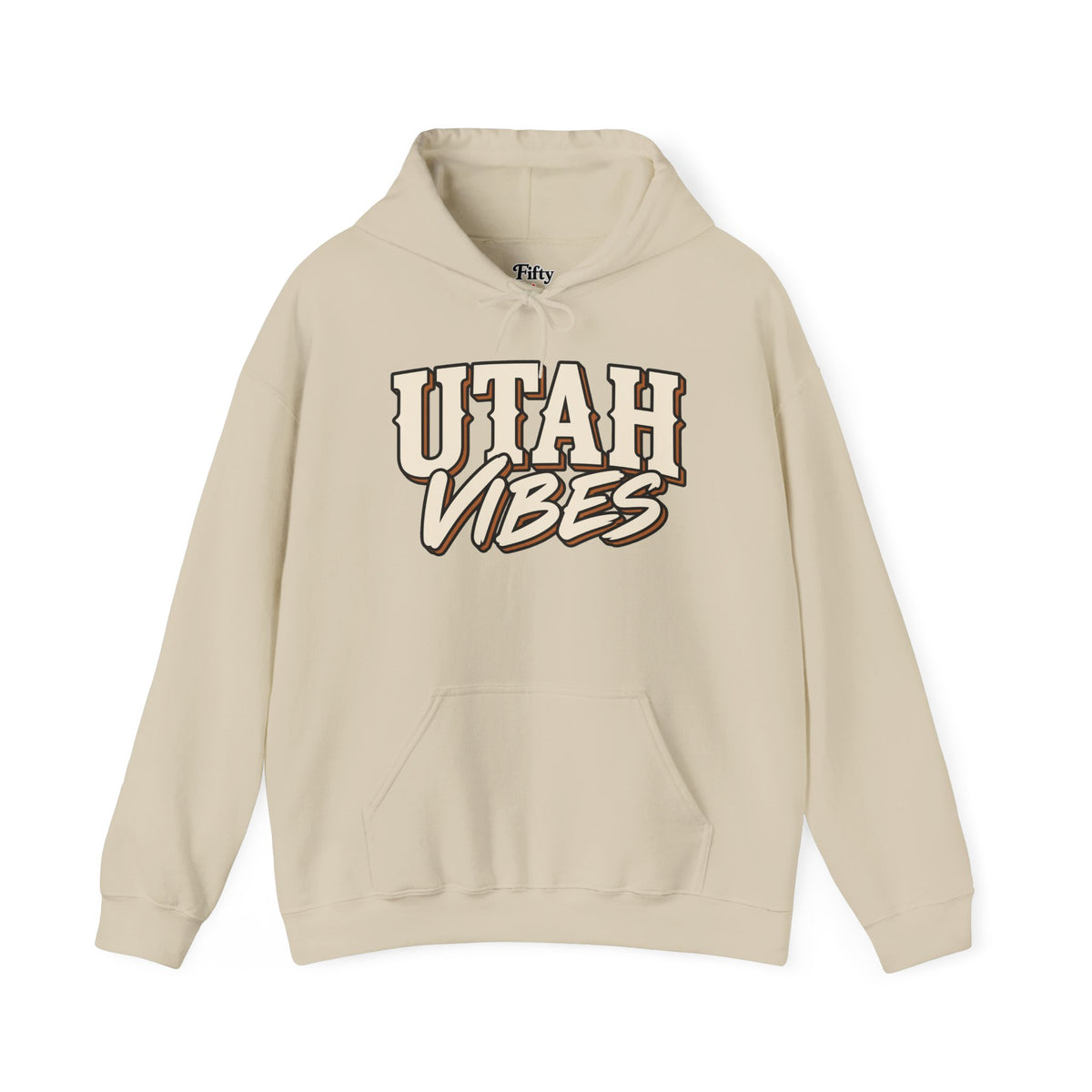 Utah Vibes Unisex Hoodie State Name Graphic