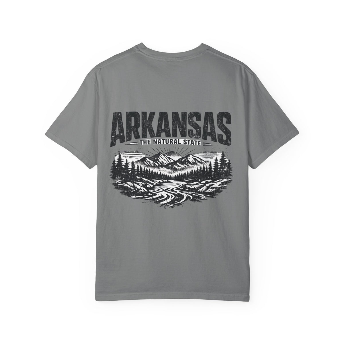 Arkansas Natural State Streetwear Unisex Comfort Color 1717 Streetwear Graphic Tee