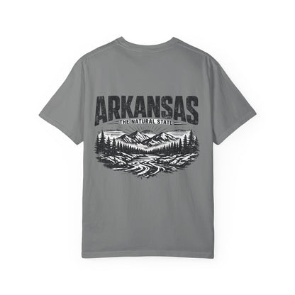 Arkansas Natural State Streetwear Unisex Comfort Color 1717 Streetwear Graphic Tee