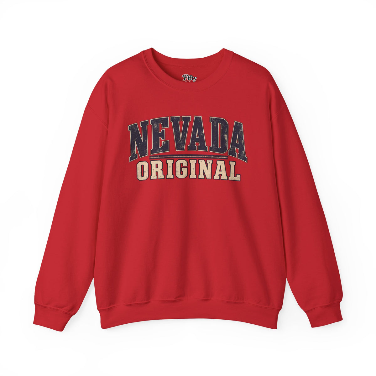 Nevada Original Unisex Crewneck Sweatshirt State Name Graphic