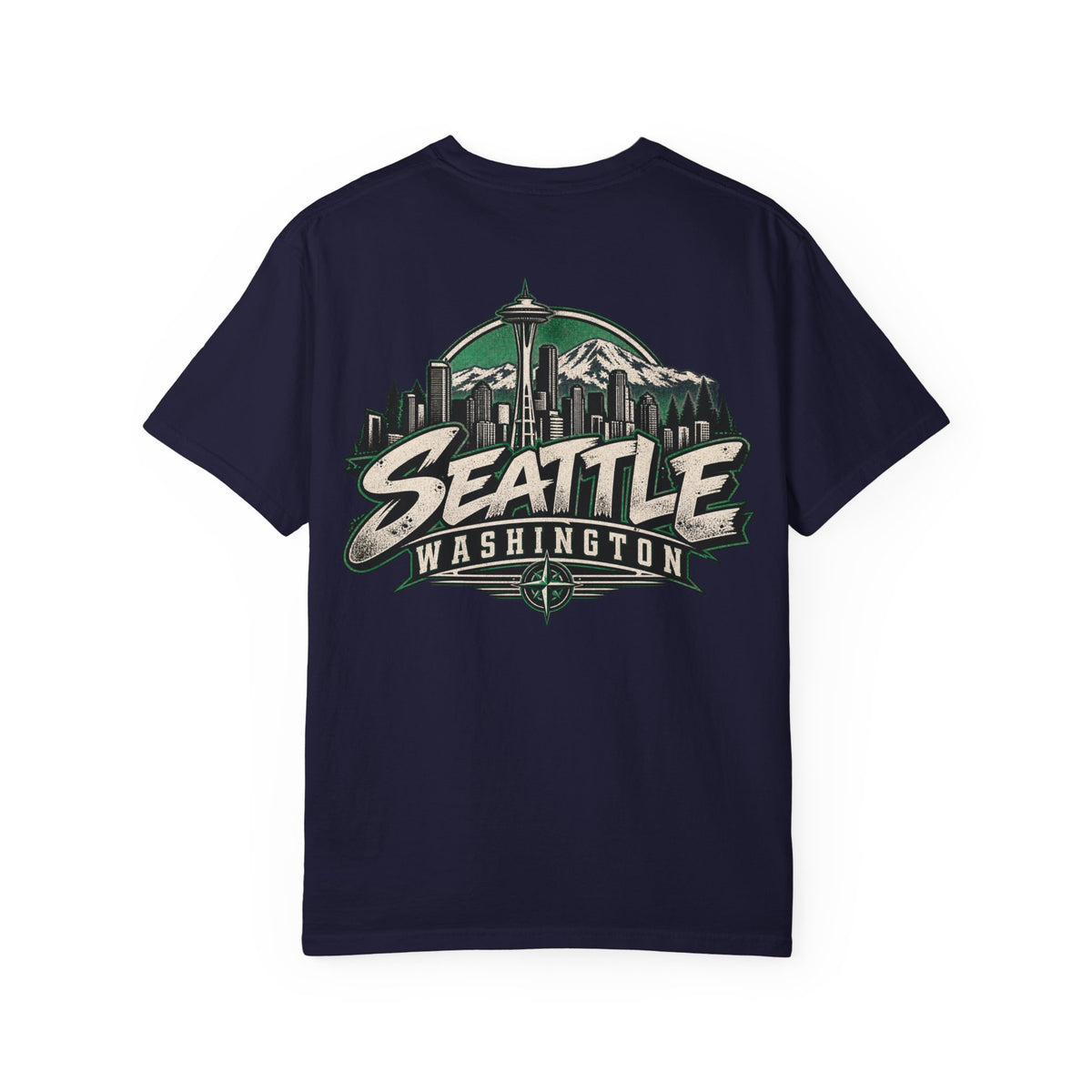 Seattle Washington Unisex Comfort Color 1717 Streetwear Graphic Tee
