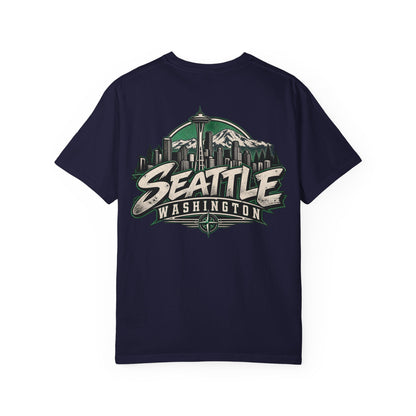 Seattle Washington Unisex Comfort Color 1717 Streetwear Graphic Tee