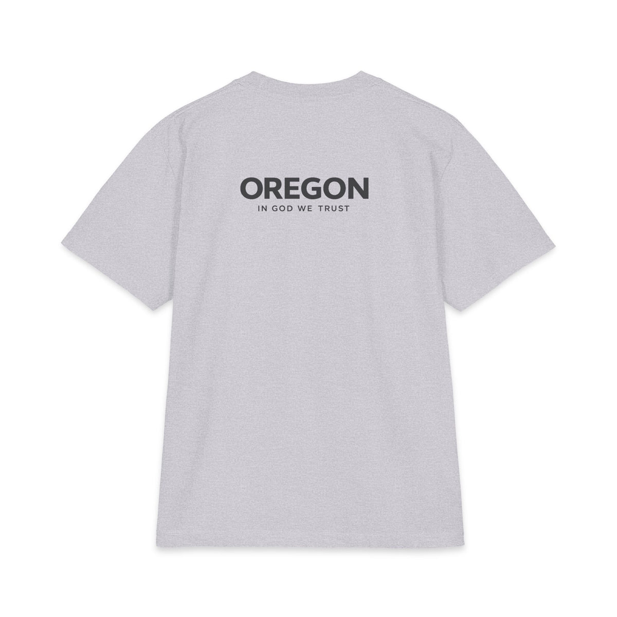 Oregon All State In God We Trust Unisex Max Heavyweight Short Sleeve