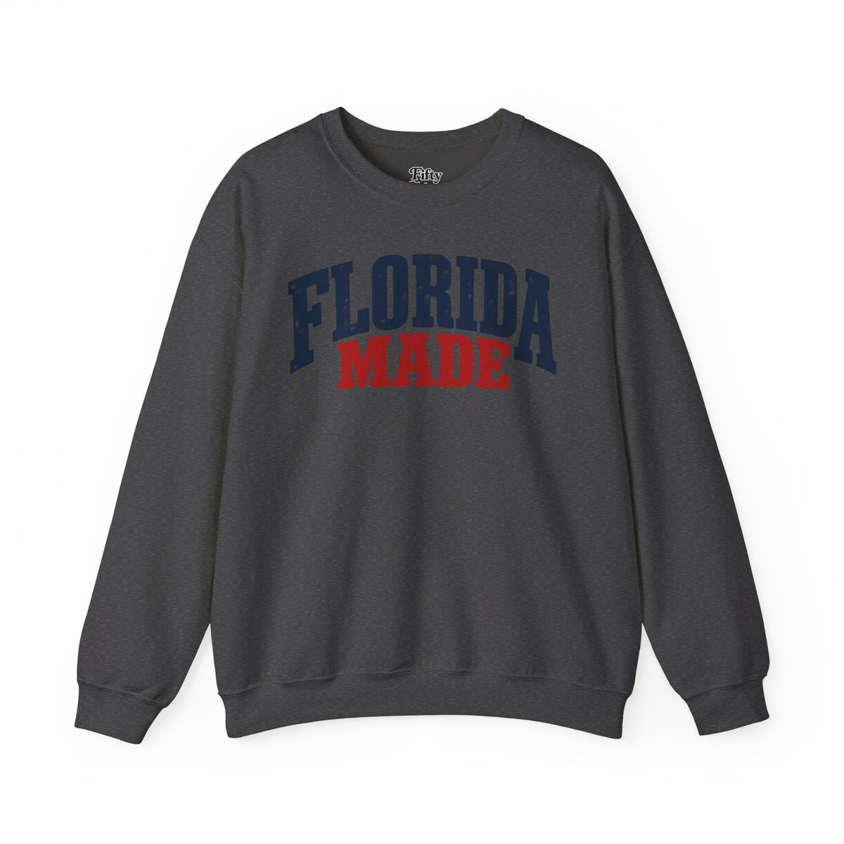 Florida Made Unisex Crewneck Sweatshirt State Name Graphic