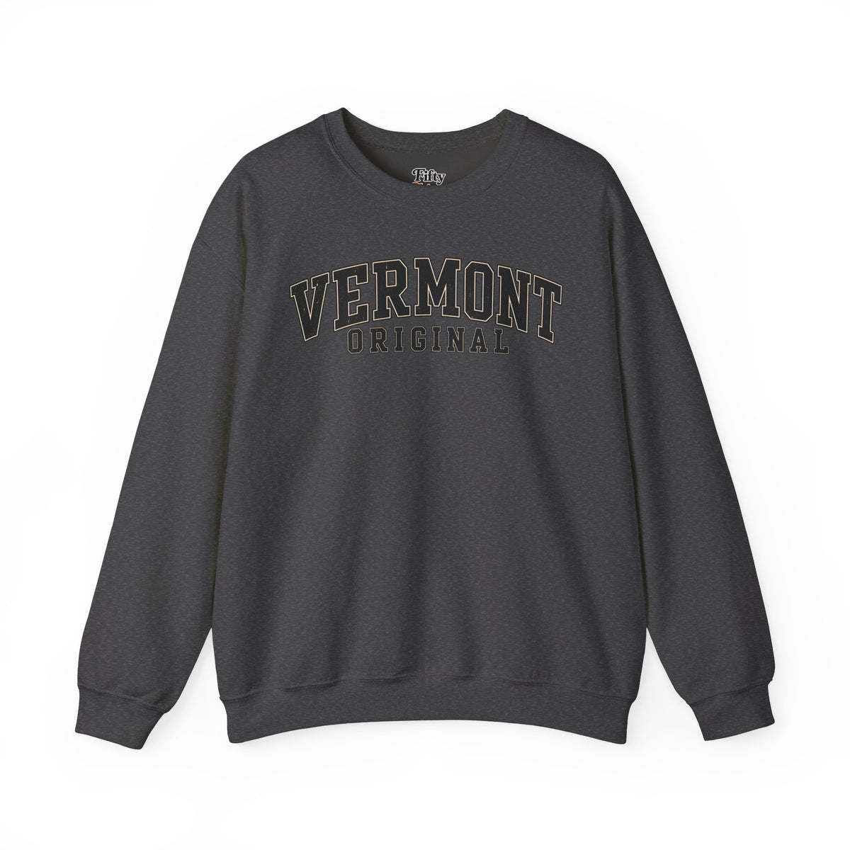 Vermont Original Unisex Crewneck Sweatshirt State Name Graphic