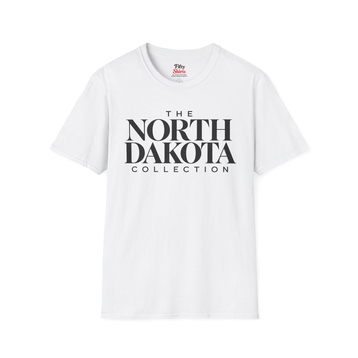 The North Dakota Collection Unisex Softstyle T Shirt State Name Graphic Tee