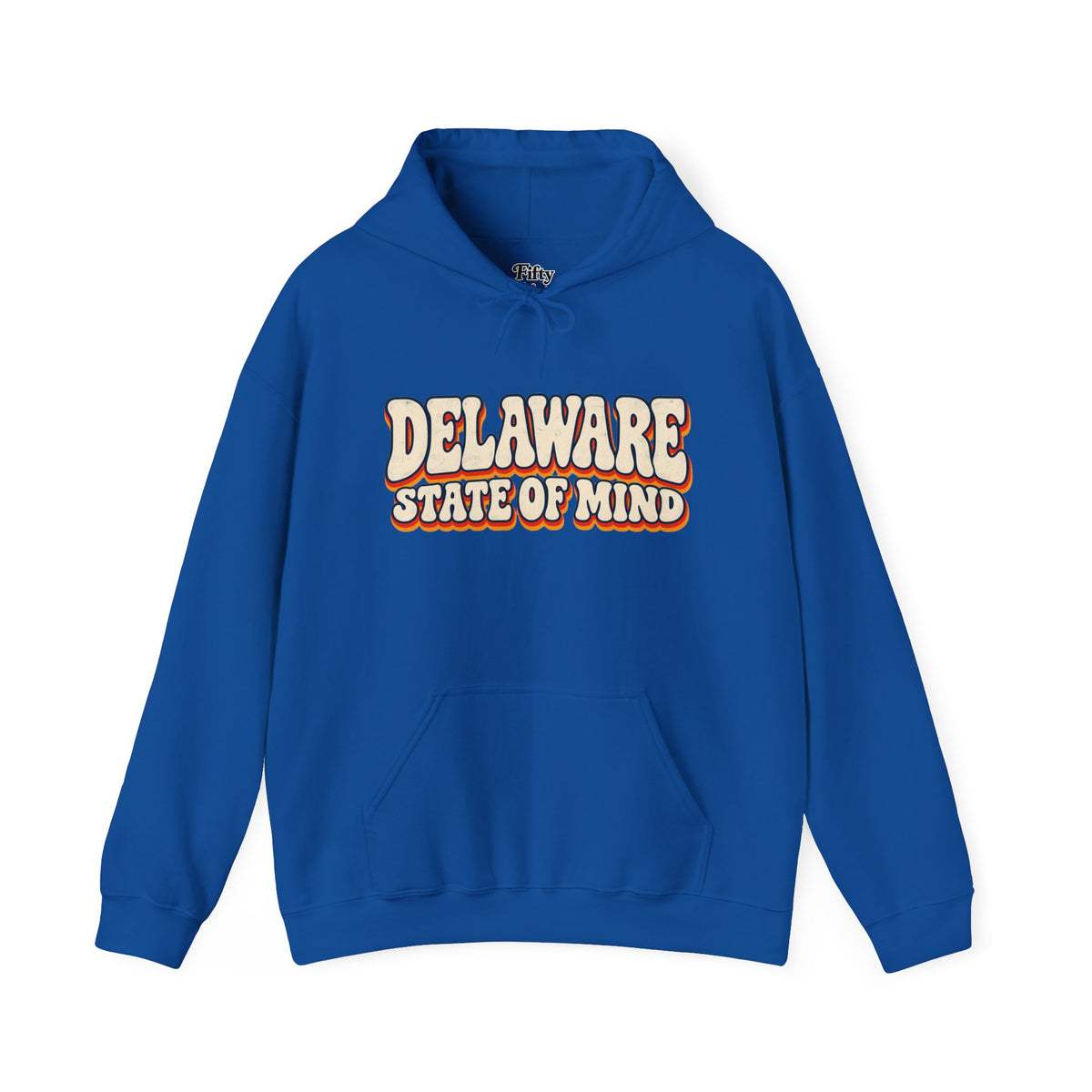 Delaware State of Mind Unisex Hoodie State Name Graphic
