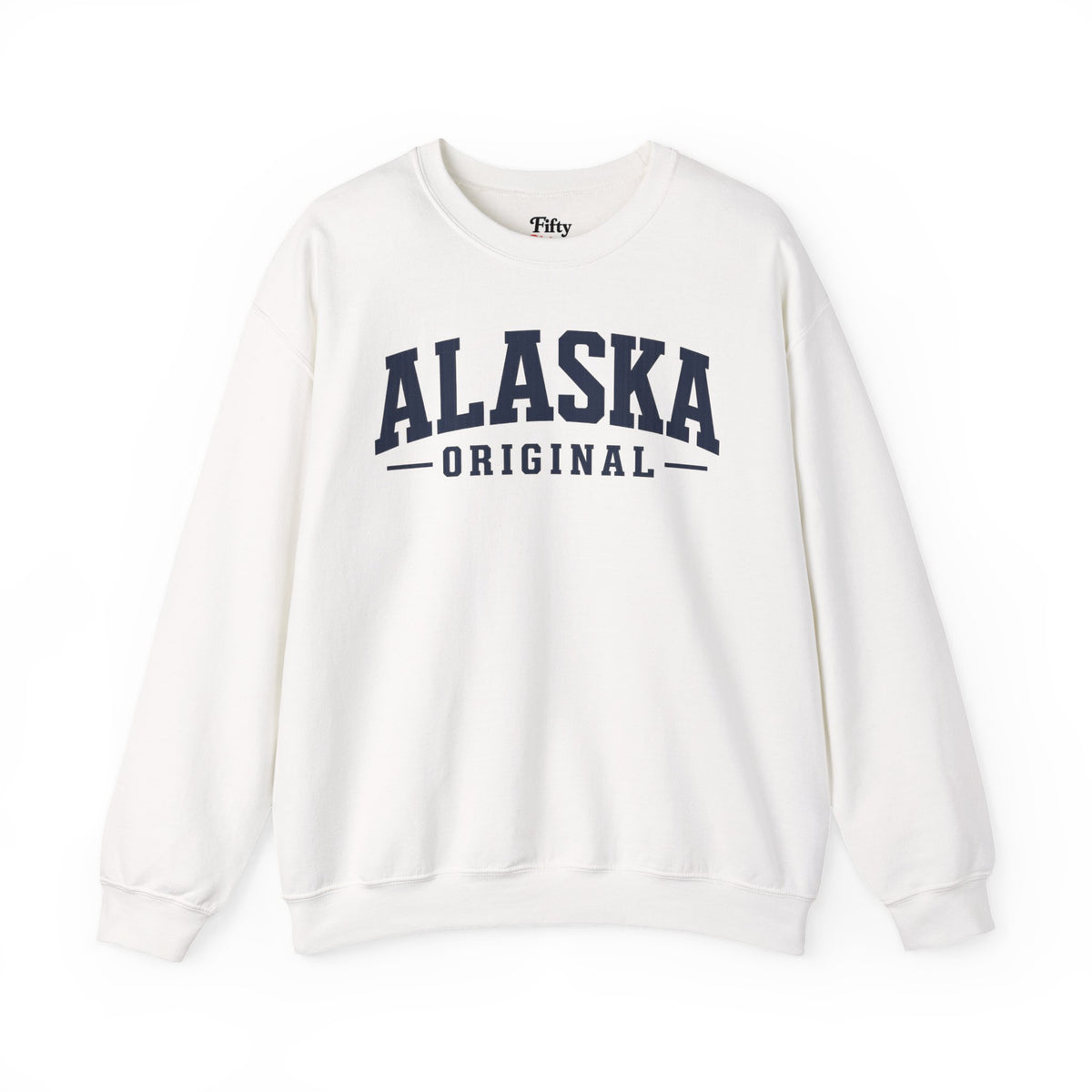 Alaska Original Unisex Crewneck Sweatshirt State Name Graphic
