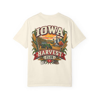 Iowa Harvest Club Unisex Comfort Color 1717 Streetwear Graphic Tee