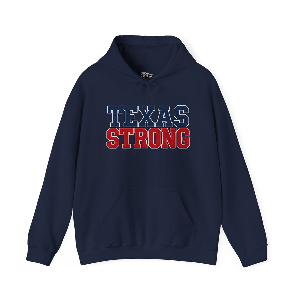 Texas Strong Unisex Hoodie State Name Graphic