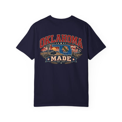 Oklahoma Made Unisex Comfort Color 1717 Streetwear Graphic Tee