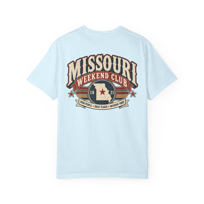 Missouri Weekend Club Unisex Comfort Color 1717 Streetwear Graphic Tee