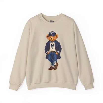 Maine- Game Day Teddy Bear Sweatshirt