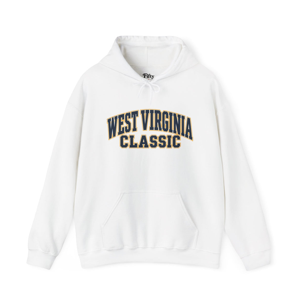 West Virginia Classic Unisex Hoodie State Name Graphic
