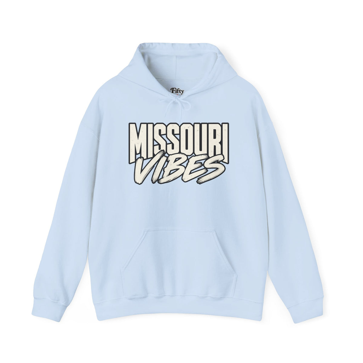 Missouri Vibes Unisex Hoodie State Name Graphic