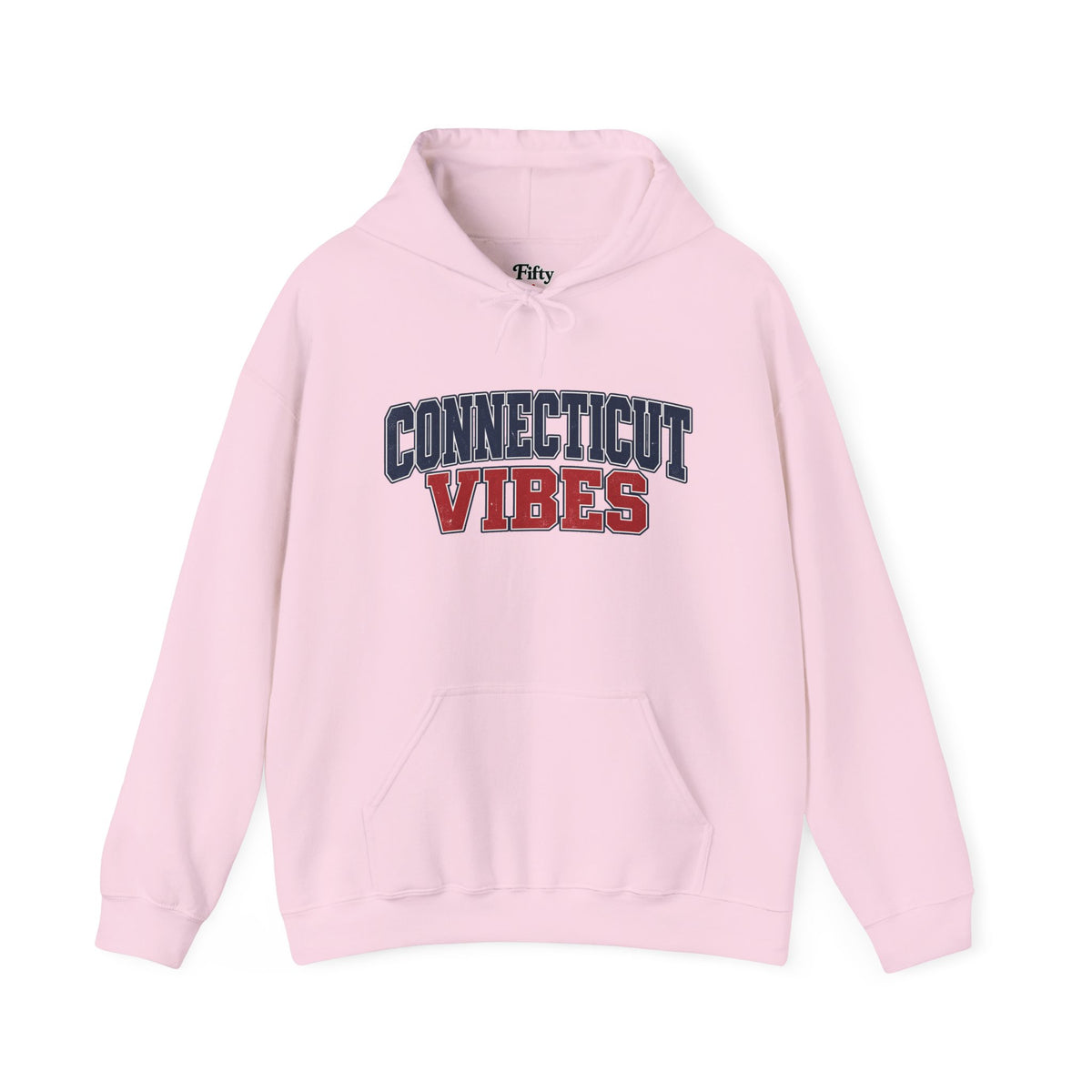 Connecticut Vibes Unisex Hoodie State Name Graphic