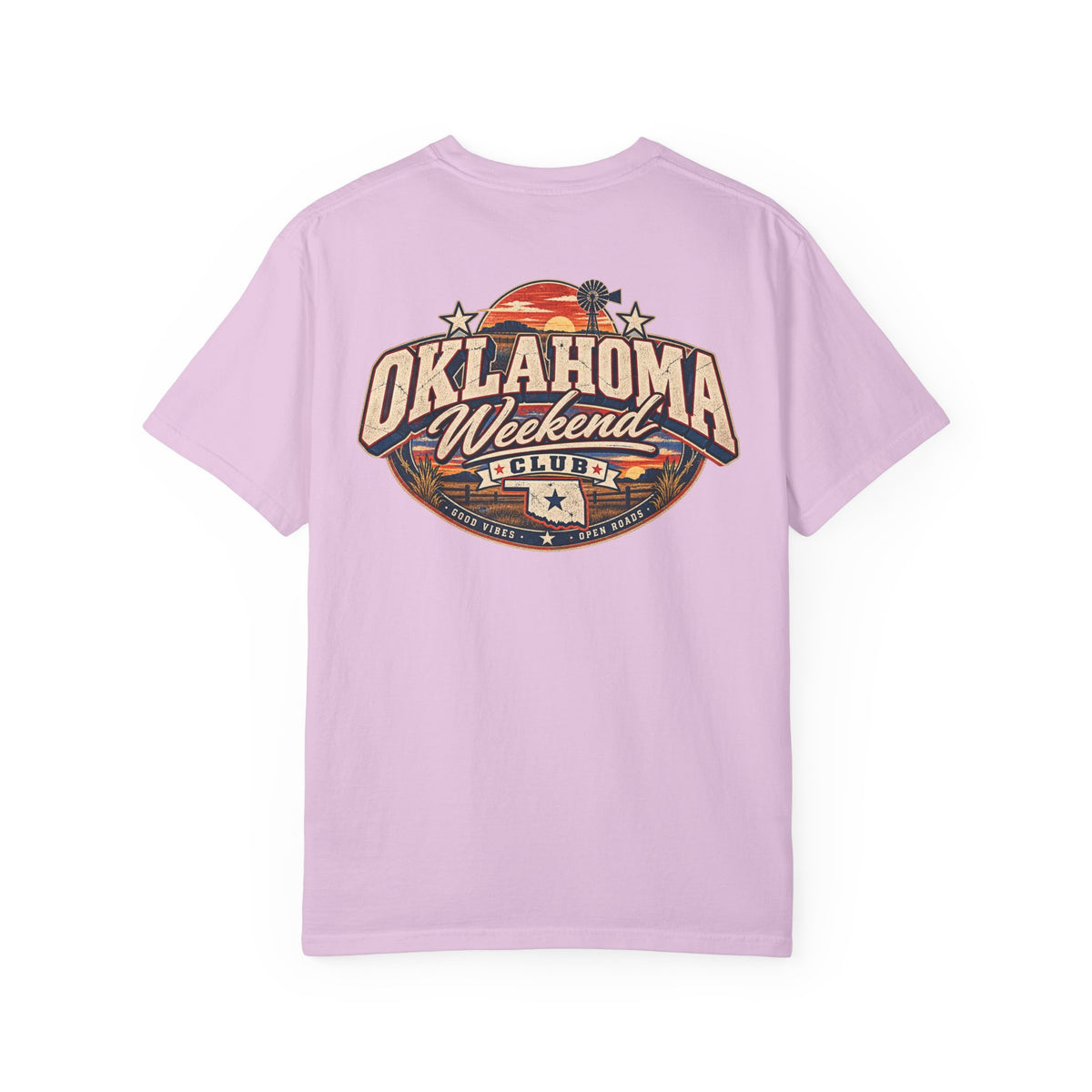 Oklahoma Weekend Club Unisex Comfort Color 1717 Streetwear Graphic Tee