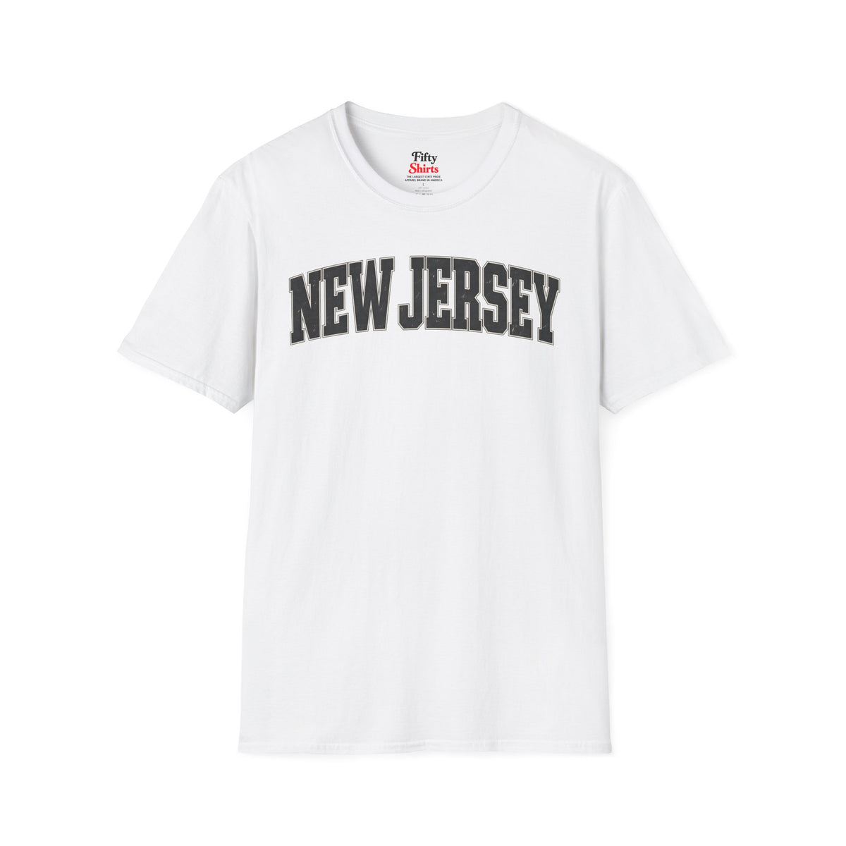 New Jersey Unisex Softstyle T Shirt State Name Graphic Tee