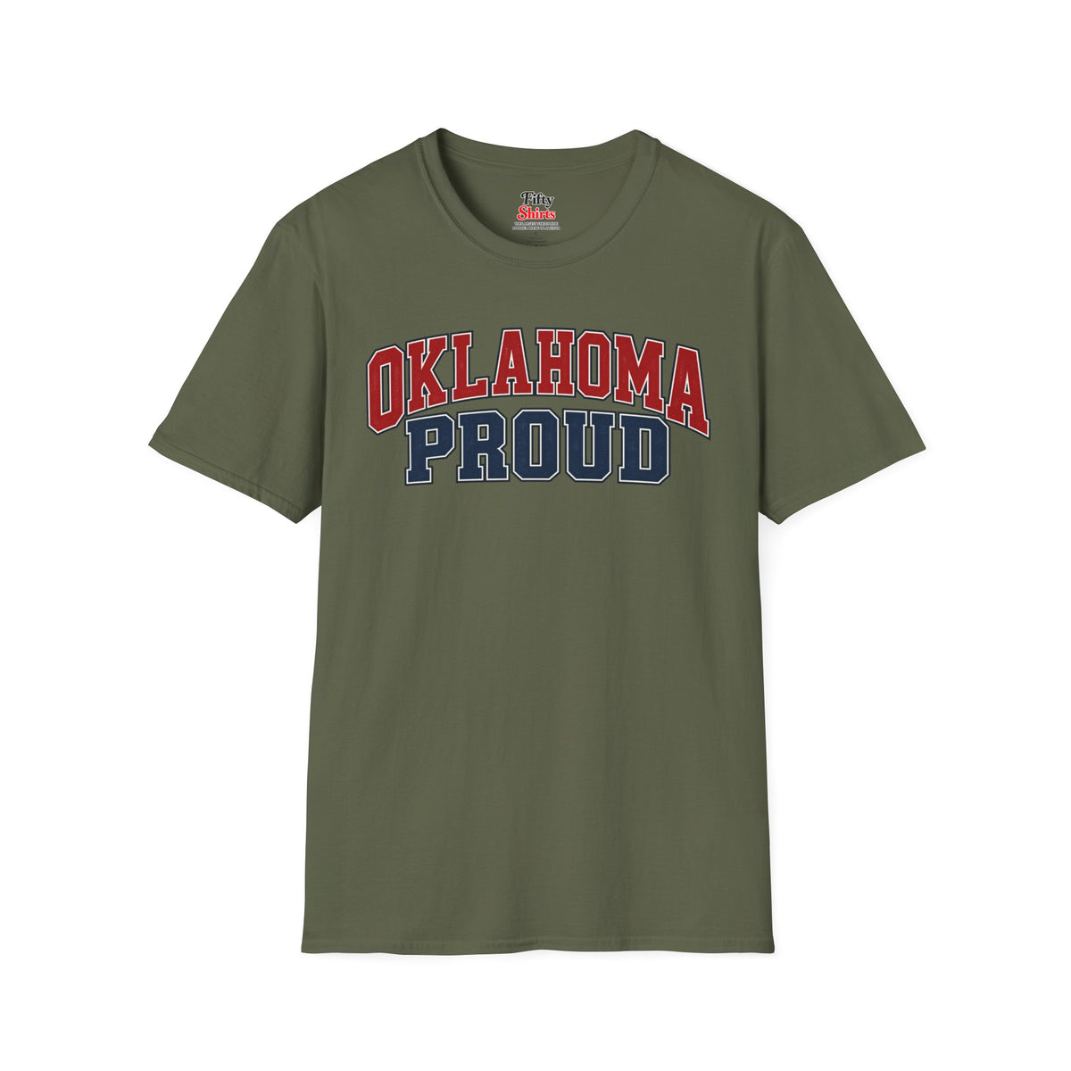 Oklahoma Proud Unisex Softstyle T Shirt State Name Graphic Tee