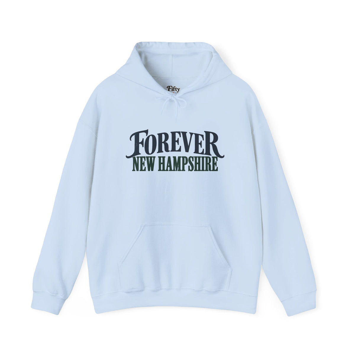 Forever New Hampshire Unisex Hoodie State Name Graphic