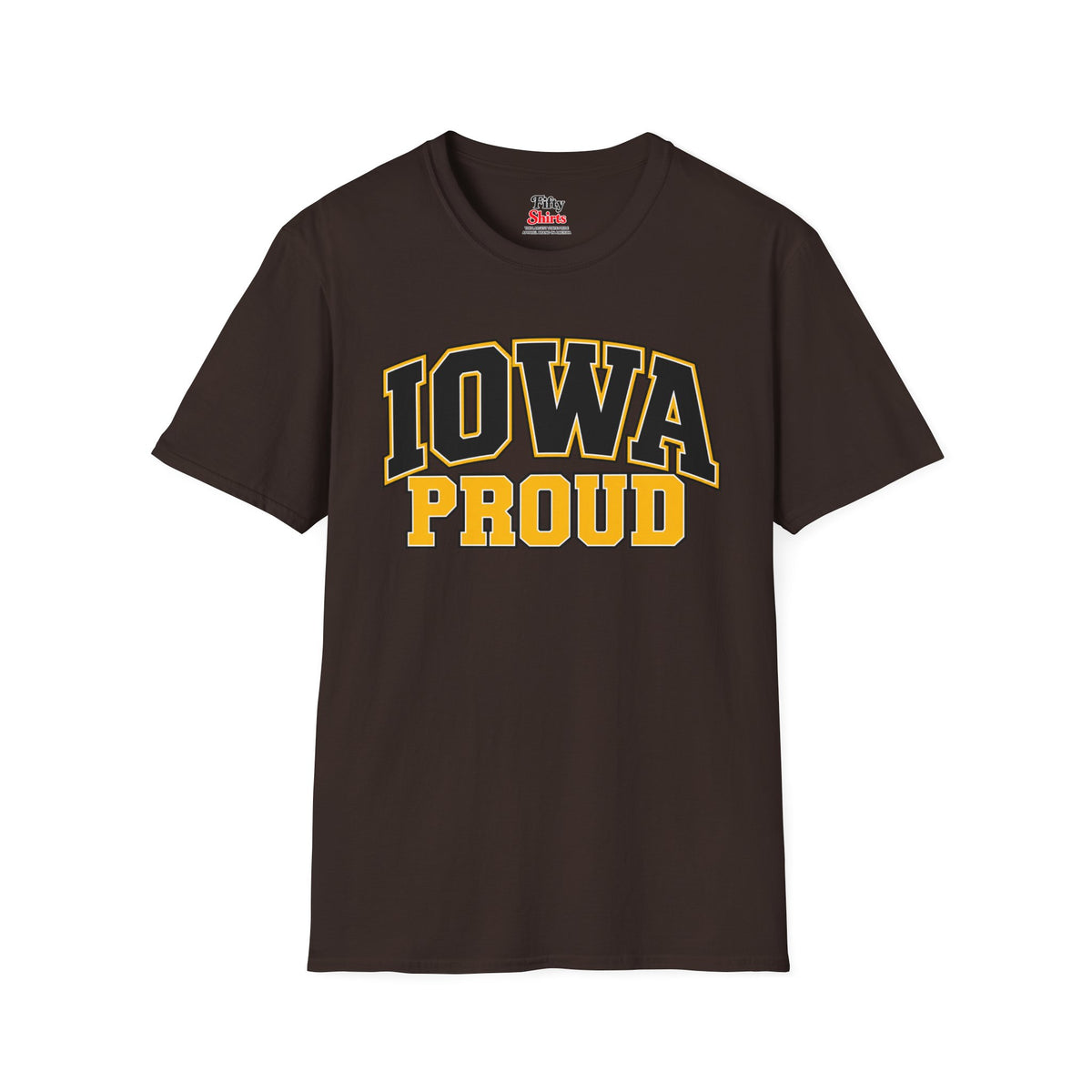 Iowa Proud Unisex Softstyle T Shirt State Name Graphic Tee