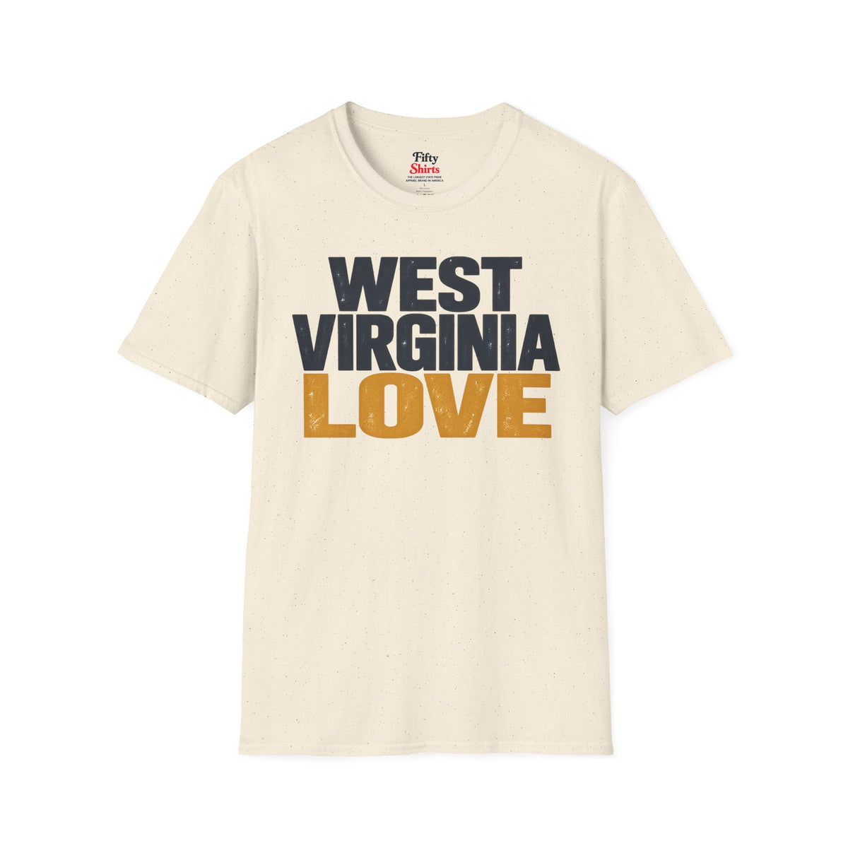 West Virginia Love Unisex Softstyle T Shirt State Name Graphic Tee
