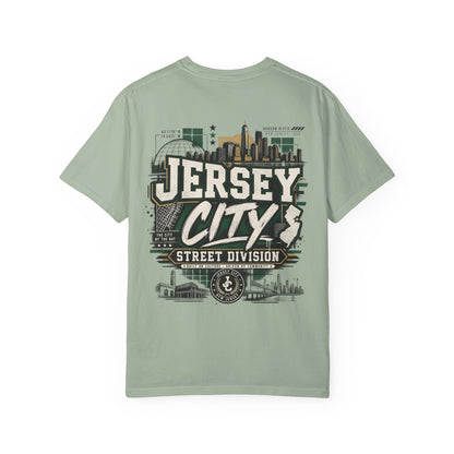 New Jersey City Street Division Unisex Comfort Color 1717 Streetwear Graphic Tee