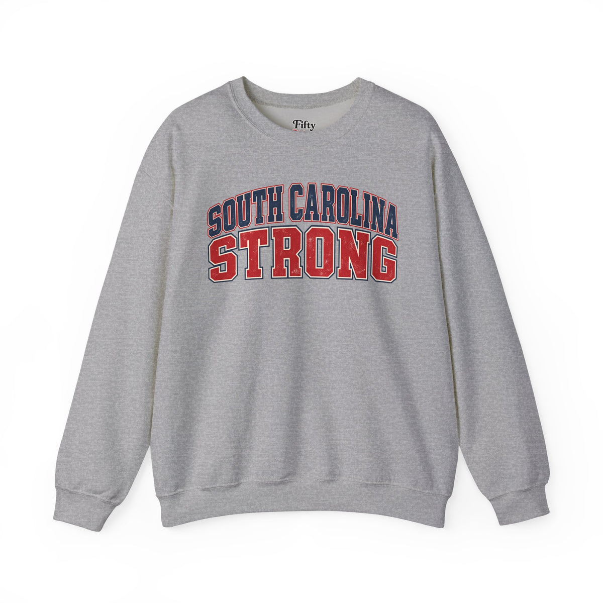 South Carolina Strong Unisex Crewneck Sweatshirt State Name Graphic