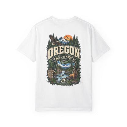 Oregon Wild & Free Unisex Comfort Color 1717 Streetwear Graphic Tee