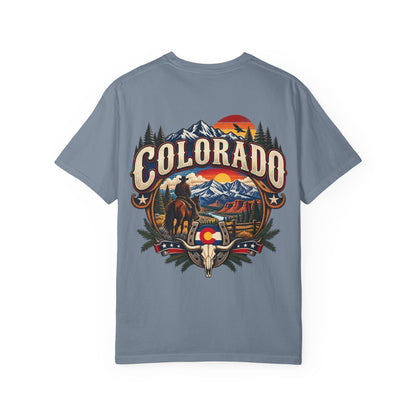 Colorado Wild West  Unisex Comfort Color 1717 Streetwear Graphic Tee