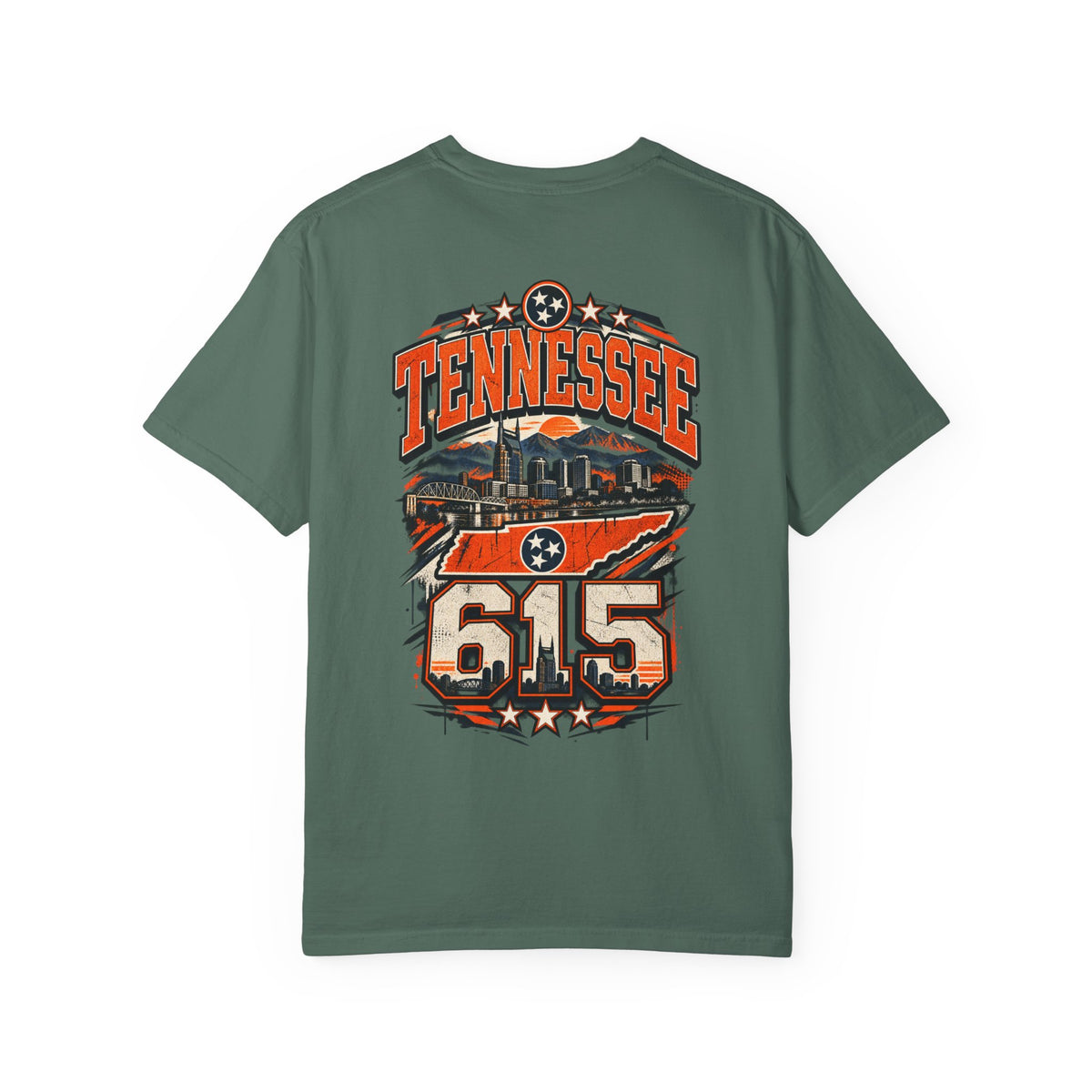 Tennessee 615 Unisex Comfort Color 1717 Streetwear Graphic Tee