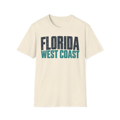 Florida West Coast Unisex Softstyle T Shirt State Name Graphic Tee