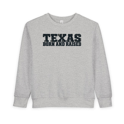 Texas Born and Raised Workwear Unisex Toddler Sweatshirt