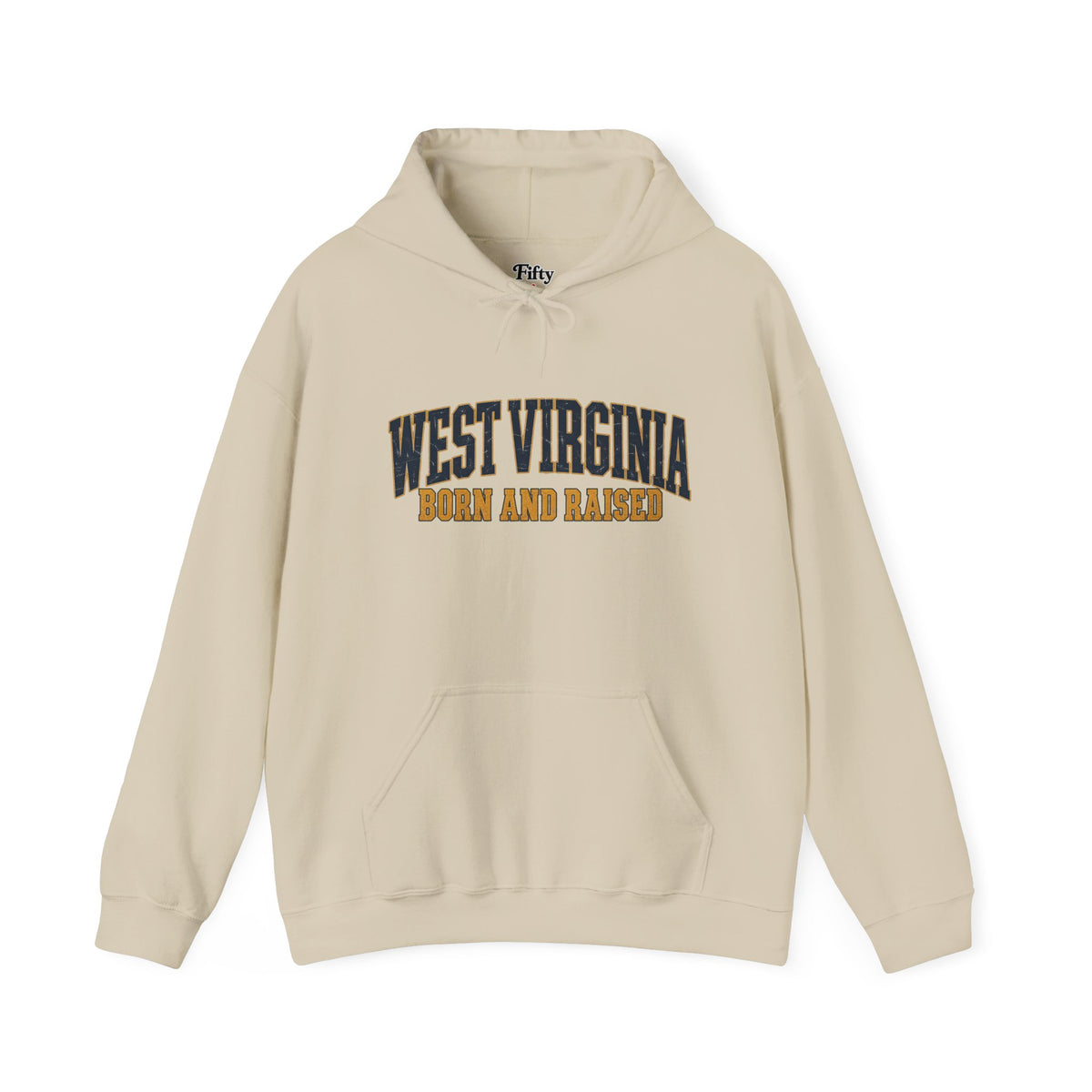 West Virginia Born and Raised Appalachian Heritage Unisex Hoodie Graphic