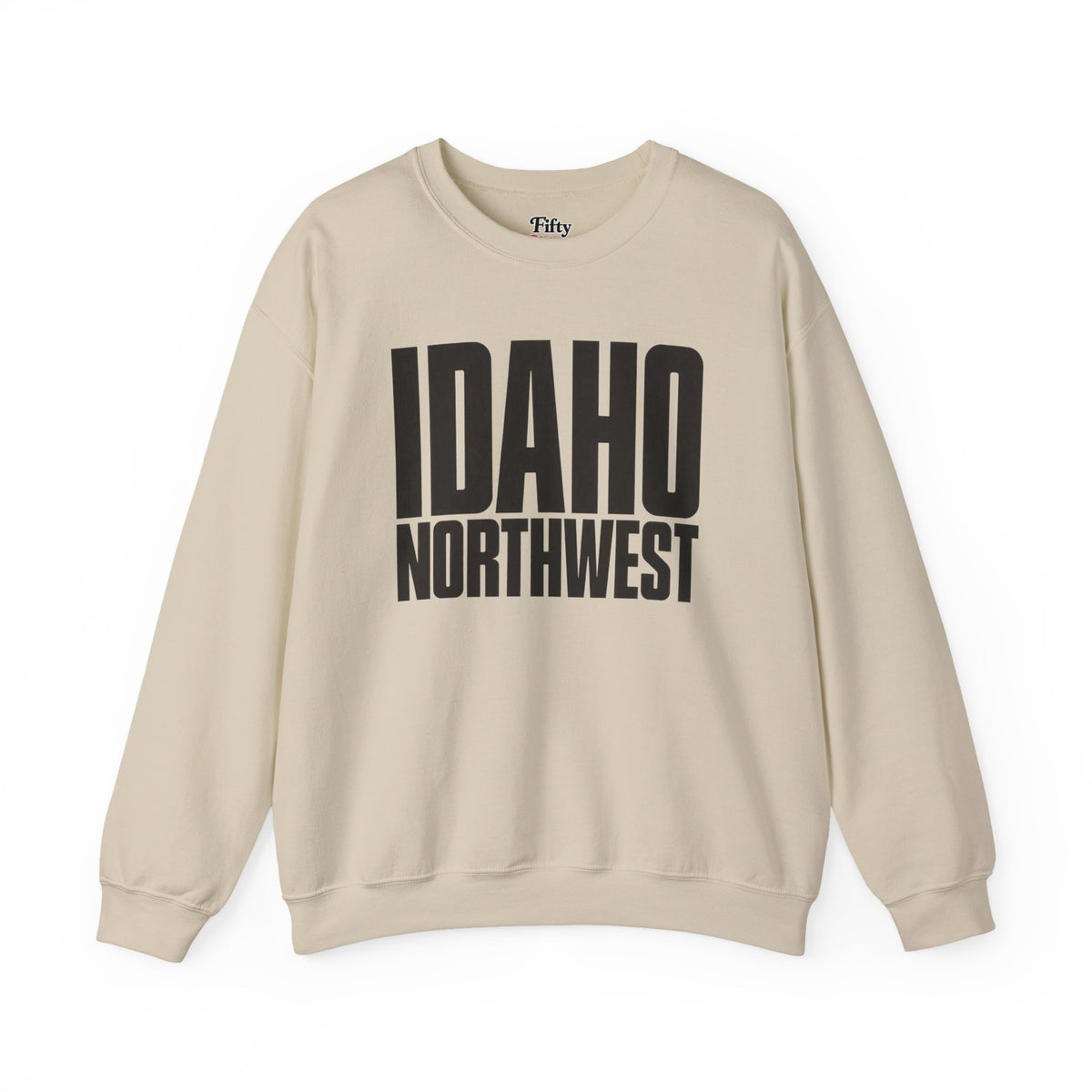 Idaho Northwest Unisex Crewneck Sweatshirt State Name Graphic