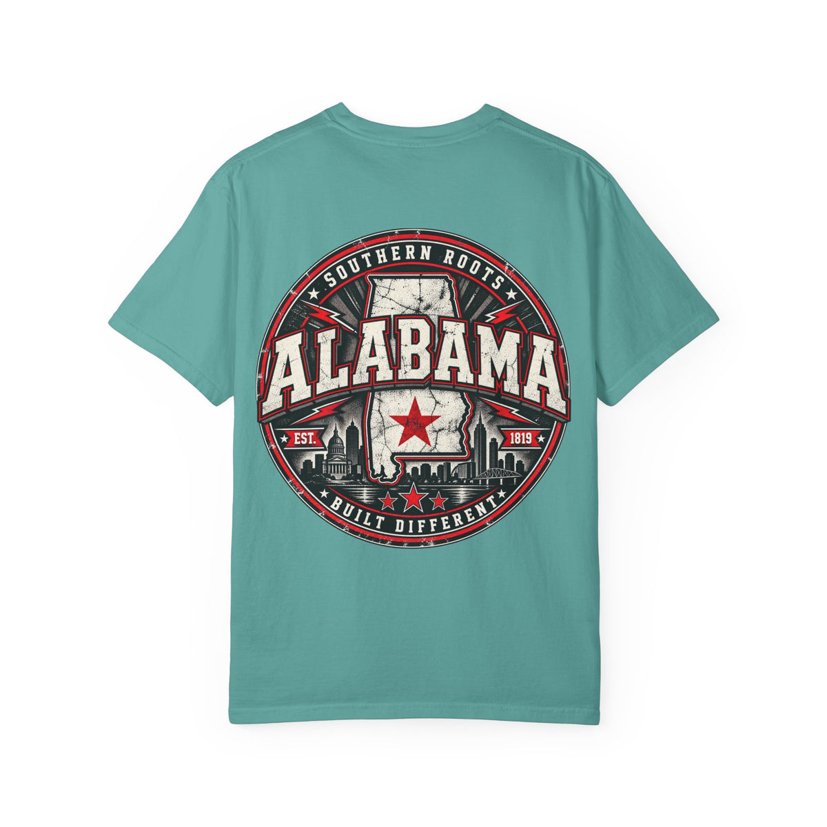 Alabama Urban Badge Unisex Comfort Color 1717 Streetwear Graphic Tee