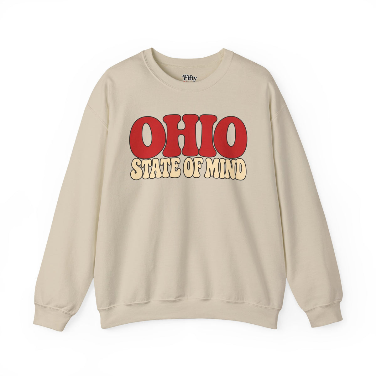 Ohio State Of Mind Unisex Crewneck Sweatshirt State Name Graphic