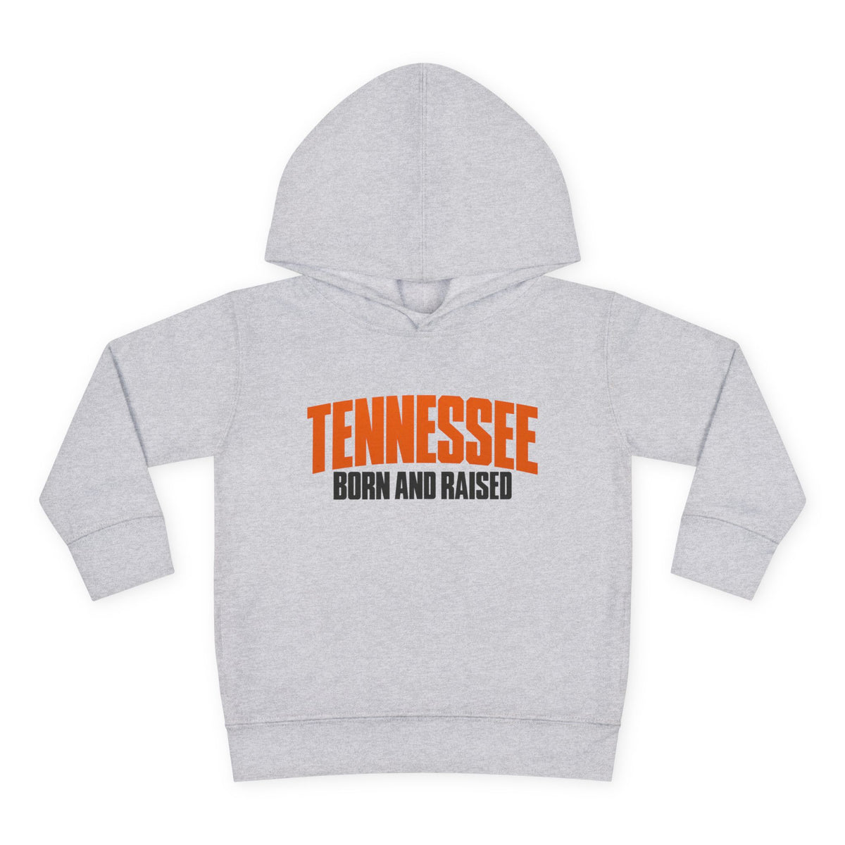 Tennessee Born and Raised Modern Southern Streetwear Unisex Toddler Pullover Fleece Hoodie