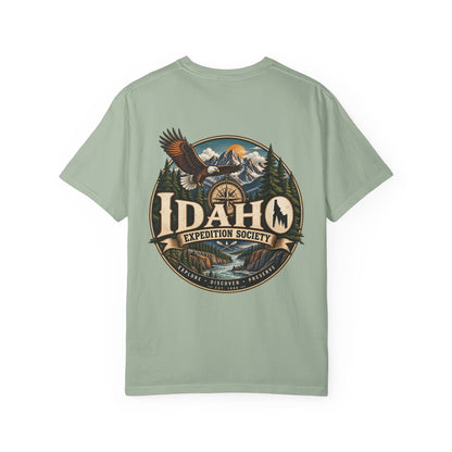 Idaho Expedition Society Unisex Comfort Color 1717 Streetwear Graphic Tee