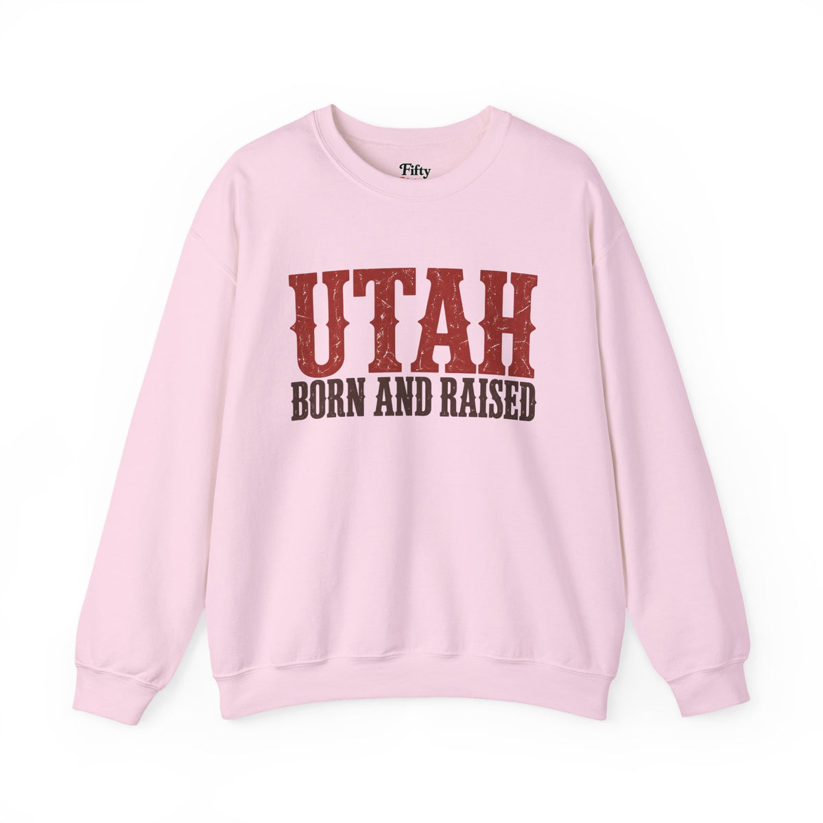 Utah Born and Raised Western Heritage Unisex Sweatshirt Graphic
