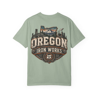 Oregon Iron Works Unisex Comfort Color 1717 Streetwear Graphic Tee