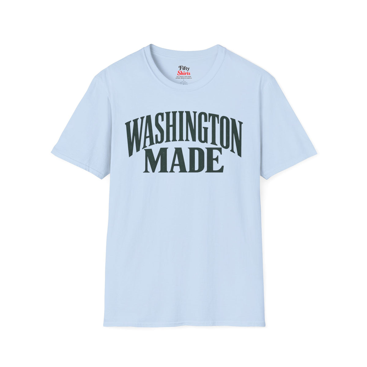 Washington Made Unisex Softstyle T Shirt State Name Graphic Tee